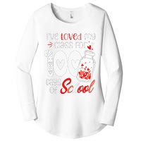 I've loved My Class For 100 Days Of School Teacher Valentine Women's Perfect Tri Tunic Long Sleeve Shirt