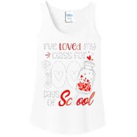 I've loved My Class For 100 Days Of School Teacher Valentine Ladies Essential Tank