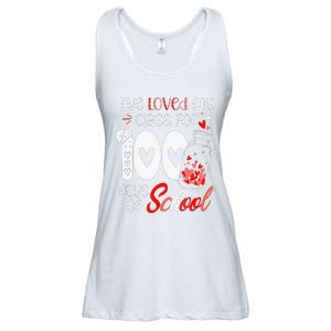 I've loved My Class For 100 Days Of School Teacher Valentine Ladies Essential Flowy Tank