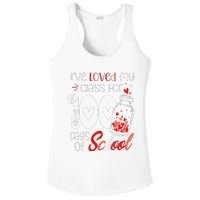 I've loved My Class For 100 Days Of School Teacher Valentine Ladies PosiCharge Competitor Racerback Tank