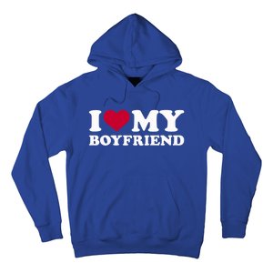 I Love My Boyfriend Great Gift Hoodie