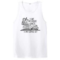 I Like My Books Spicy And My Coffee Icy PosiCharge Competitor Tank