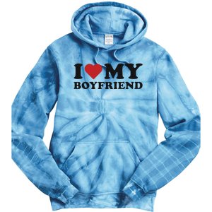 I Love My Boyfriend Baby Tie Dye Hoodie