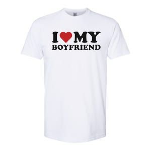 I Love My Boyfriend Baby Softstyle CVC T-Shirt