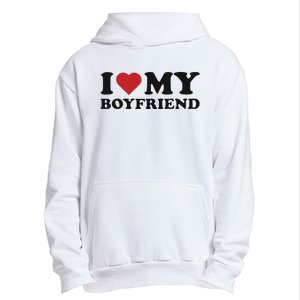 I Love My Boyfriend Baby Urban Pullover Hoodie