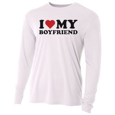 I Love My Boyfriend Baby Cooling Performance Long Sleeve Crew