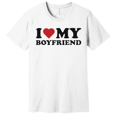 I Love My Boyfriend Baby Premium T-Shirt