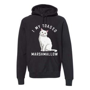 I Love My Toasted Marshmallow Flame Point Siamese Cat (1) Premium Hoodie