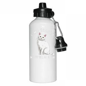 I Love My Toasted Marshmallow Flame Point Siamese Cat (1) Aluminum Water Bottle