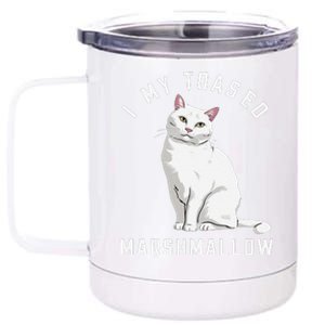 I Love My Toasted Marshmallow Flame Point Siamese Cat (1) 12 oz Stainless Steel Tumbler Cup