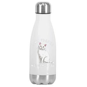 I Love My Toasted Marshmallow Flame Point Siamese Cat (1) Stainless Steel Insulated Water Bottle