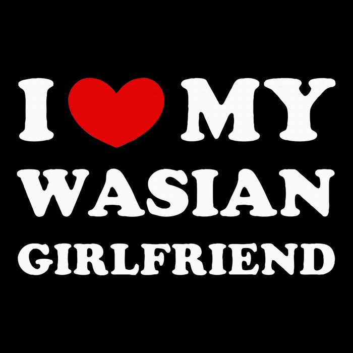 I Love My Wasian Girlfriend Doggie Tank