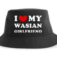 I Love My Wasian Girlfriend Sustainable Bucket Hat