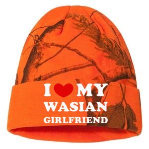 I Love My Wasian Girlfriend Kati Licensed 12" Camo Beanie