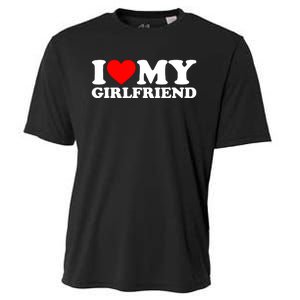 I Love My Girlfriend Shirt I Heart My Girlfriend Shirt GF Cooling Performance Crew T-Shirt