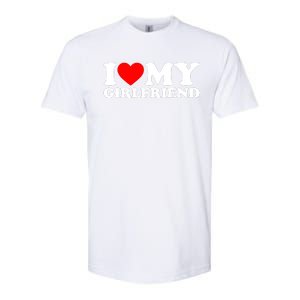 I Love My Girlfriend Shirt I Heart My Girlfriend Shirt GF Softstyle CVC T-Shirt