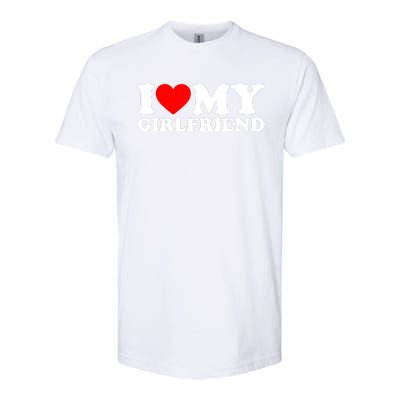 I Love My Girlfriend Shirt I Heart My Girlfriend Shirt GF Softstyle CVC T-Shirt