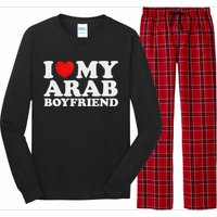 I Love My Arab Boyfriend I Heart My Hot Boyfriend Gf Long Sleeve Pajama Set