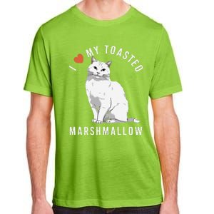 I Love My Toasted Marshmallow Flame Point Siamese Cat Adult ChromaSoft Performance T-Shirt