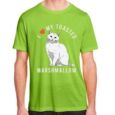 I Love My Toasted Marshmallow Flame Point Siamese Cat Adult ChromaSoft Performance T-Shirt