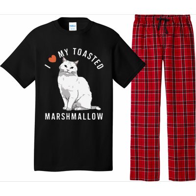 I Love My Toasted Marshmallow Flame Point Siamese Cat Pajama Set