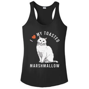 I Love My Toasted Marshmallow Flame Point Siamese Cat Ladies PosiCharge Competitor Racerback Tank