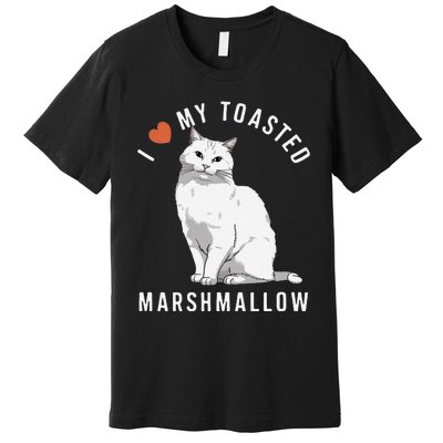 I Love My Toasted Marshmallow Flame Point Siamese Cat Premium T-Shirt