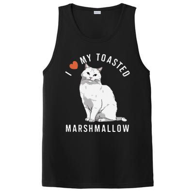 I Love My Toasted Marshmallow Flame Point Siamese Cat PosiCharge Competitor Tank