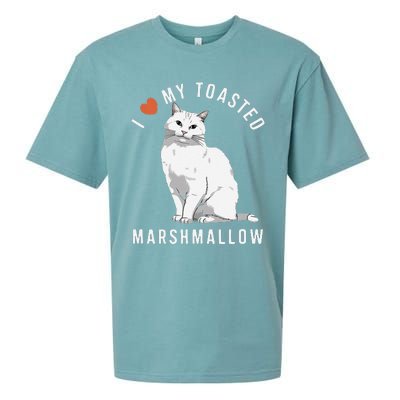 I Love My Toasted Marshmallow Flame Point Siamese Cat Sueded Cloud Jersey T-Shirt