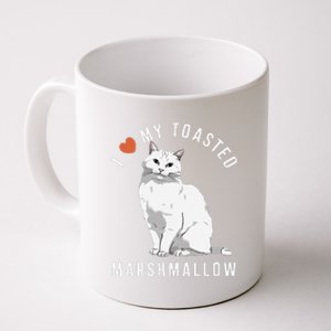 I Love My Toasted Marshmallow Flame Point Siamese Cat Coffee Mug