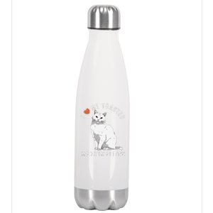 I Love My Toasted Marshmallow Flame Point Siamese Cat Stainless Steel Insulated Water Bottle