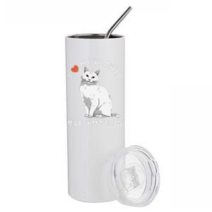 I Love My Toasted Marshmallow Flame Point Siamese Cat Stainless Steel Tumbler