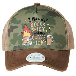 I Like My Books Spicy And My Coffee Icy Smutty Books Bookish Legacy Tie Dye Trucker Hat