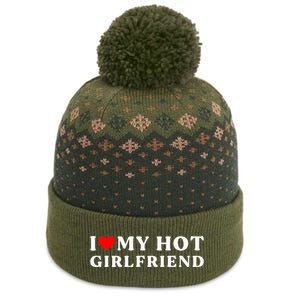 I Love My Hot Girlfriend I Heart My Girlfriend The Baniff Cuffed Pom Beanie