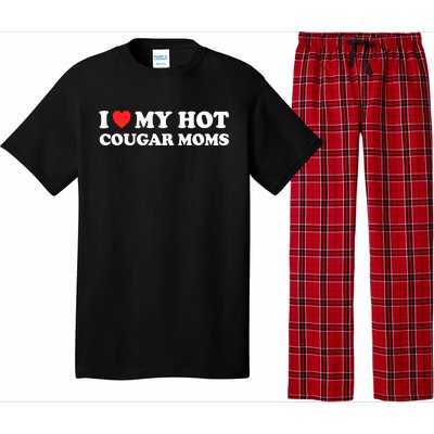 I Love My Hot Cougar Moms I Heart My Hot Cougar Moms Great Gift Pajama Set