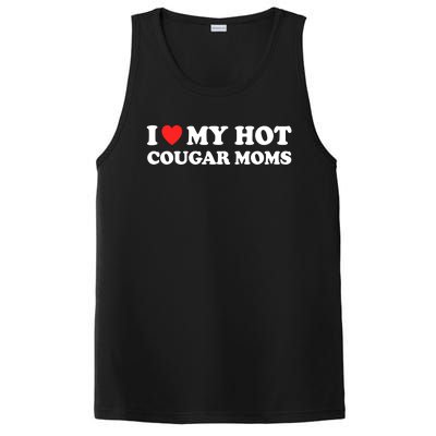 I Love My Hot Cougar Moms I Heart My Hot Cougar Moms Great Gift PosiCharge Competitor Tank