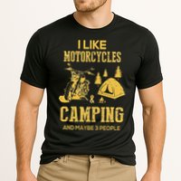 I Like Motorcycles And Camping And Maybe 3 People Cooling Performance Crew T-Shirt