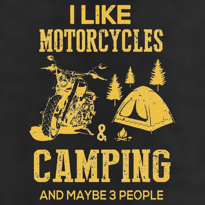 I Like Motorcycles And Camping And Maybe 3 People Adult Drive Performance Visor