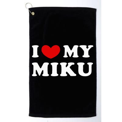 I Love My Miku, I Heart My Miku Golf Towel