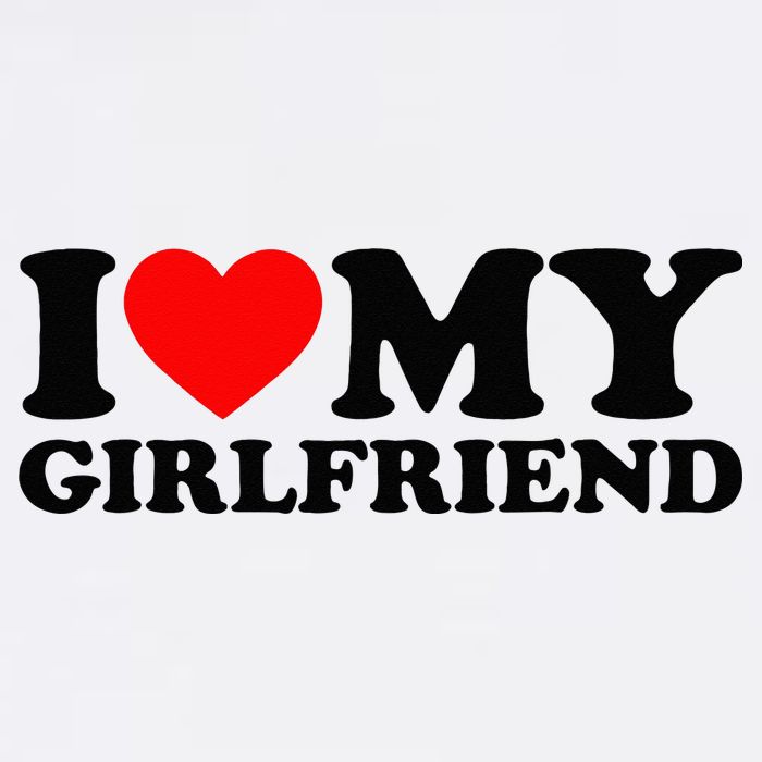 I Love My Girlfriend I Heart My Girlfriend Matching White 11oz C Handle Ceramic Mug