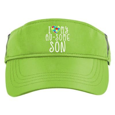 I LOVE MY AUSOME SON Autism Awareness Walk Meme Adult Drive Performance Visor