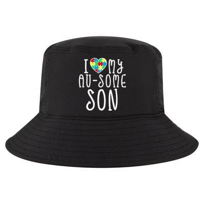 I LOVE MY AUSOME SON Autism Awareness Walk Meme Cool Comfort Performance Bucket Hat