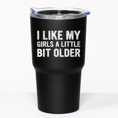 I Like My Girl A Little Bit Older Funny Retro Vintage Tumbler