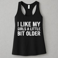 I Like My Girl A Little Bit Older Funny Retro Vintage Womens Tank Top