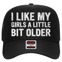 I Like My Girl A Little Bit Older Funny Retro Vintage Hat