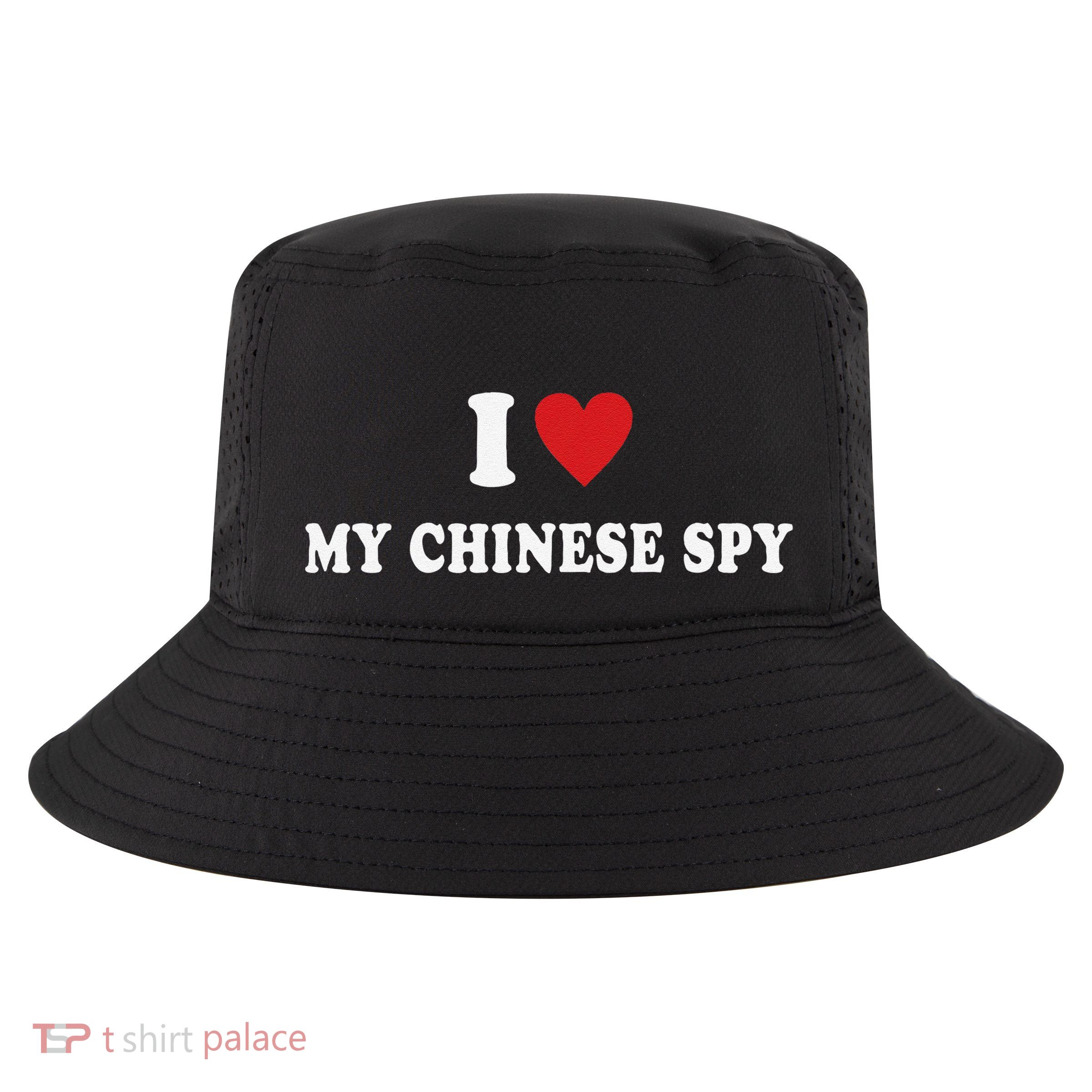 I Love My Chinese Spy I Heart My Chinese Spy Cool Comfort Performance Bucket Hat