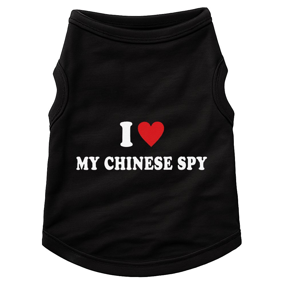 I Love My Chinese Spy I Heart My Chinese Spy Doggie Tank