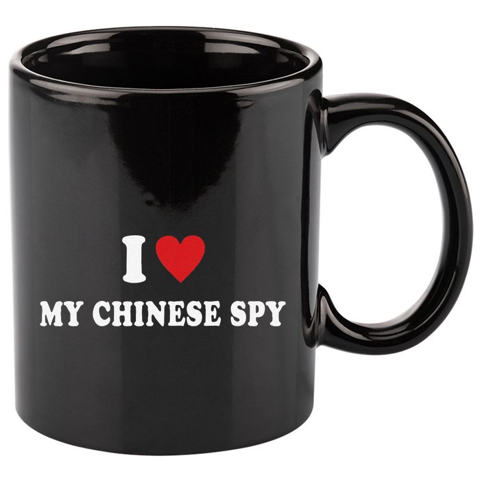 I Love My Chinese Spy I Heart My Chinese Spy 11oz C Handle Ceramic Mug