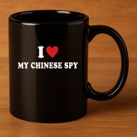 I Love My Chinese Spy I Heart My Chinese Spy 11oz C Handle Ceramic Mug