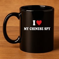 I Love My Chinese Spy I Heart My Chinese Spy 11oz C Handle Ceramic Mug